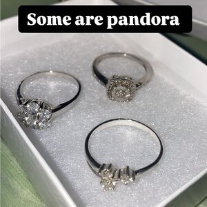 Pandora rings size 6-7